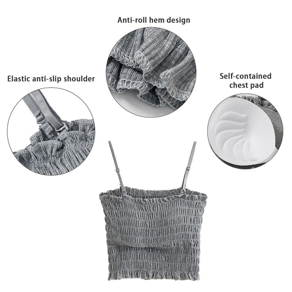 Ny sele vest dame sommer ensfarget uteklær navle ermeløs inni ta leggings grey