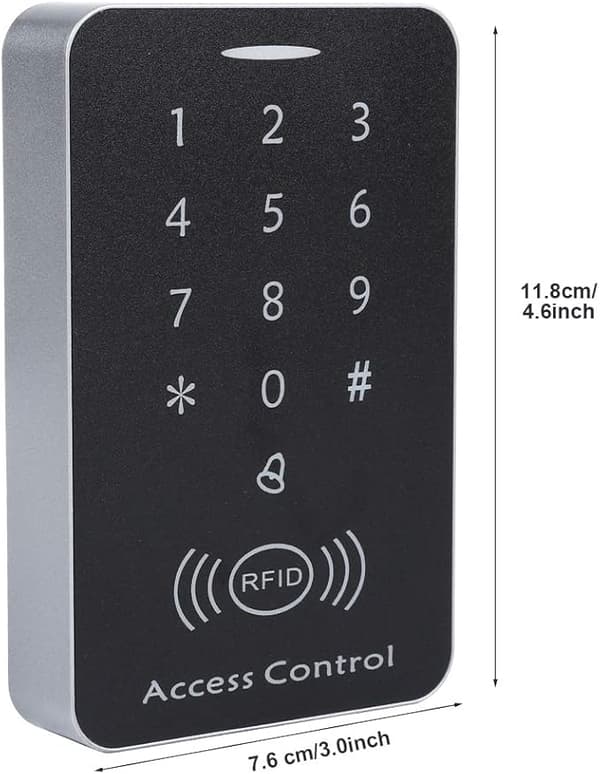 RFID Touch Metal Dörrkontrollsystem med Lösenord