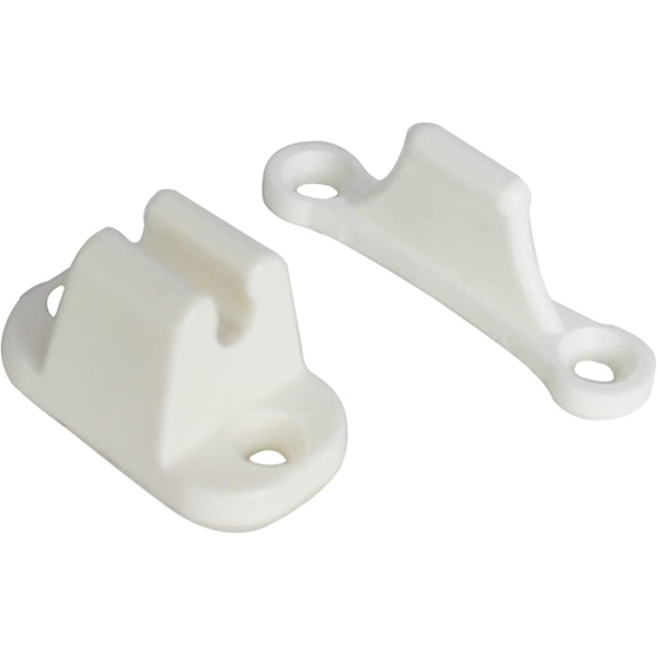 Formet Nylon Dørstopper Holder Til Autocamper Campingvogn - Hvid