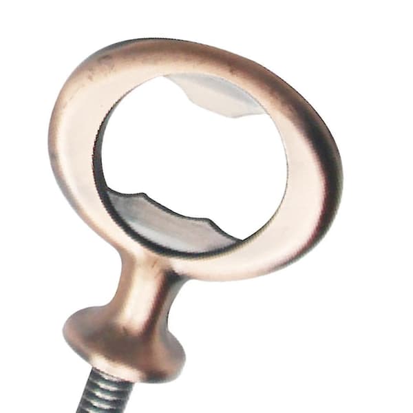 Metall Flaskeåpner Blank Rustfritt Stål Flat Flaskeåpner Innleggsett Gjenget Ølåpner Red