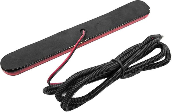 24 Led 12v Stoplys, Højmonteret, Rød