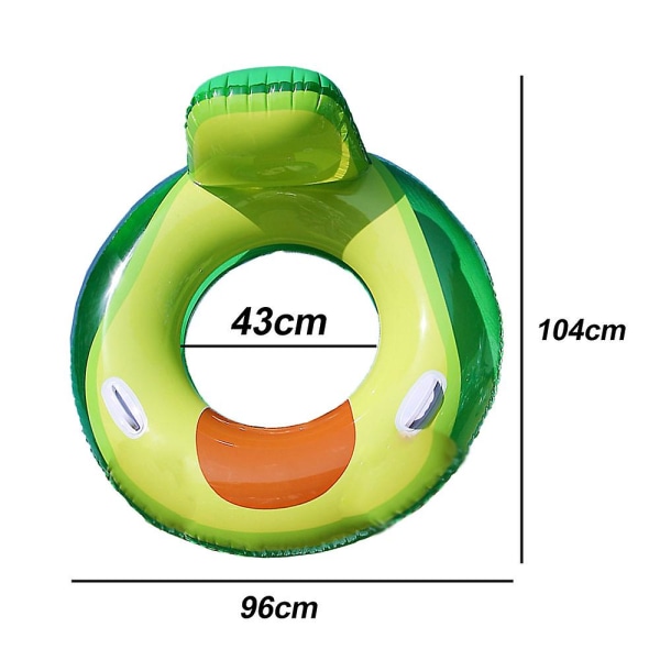 Uppblåsbar pool Float, frukt simring, poolringar för vuxna, strand utomhusfest dekorationer style2
