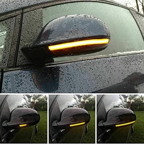 2 STK Dynamisk Blinklys Sidevinge Bakspeilindikator Sekvensiell LED Blinklys For VW GOLF 5 GTI V MK5