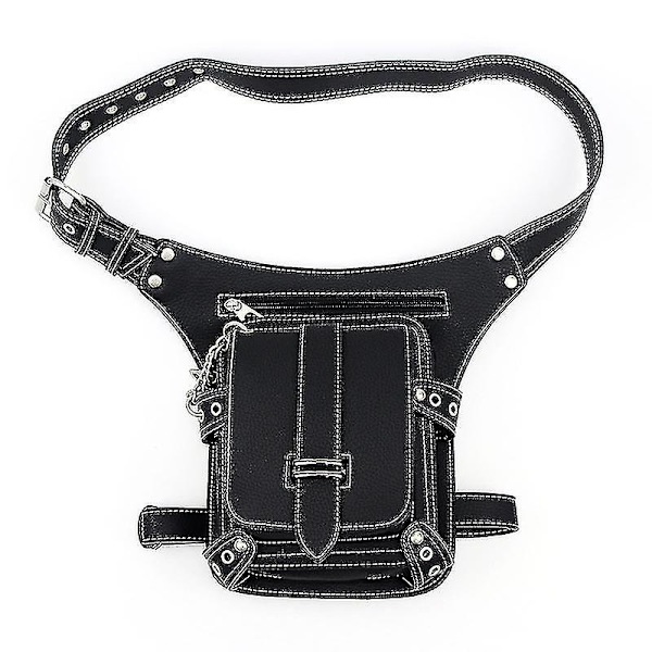 Messenger Bag Steampunk Retro Midjeväska Herr Utomhus Axelväska Mobiltelefon Midjeväska Ryggsäck