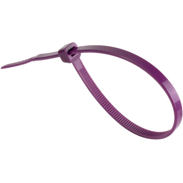 Små lilla kabelbinder, 100 mm x 2,5 mm, bulkpakke med 1000, 4\" Premium nylon Purple 150mmx3.6mm