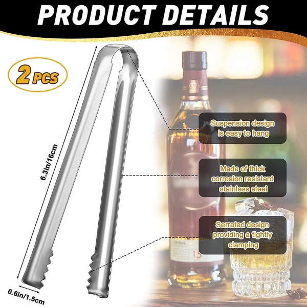 4 stk. Vinkøler spand med tang 750 ml Champagne isspand Rustfrit stål Vinspand Terning Serveringsspand Tilbehør Isoleret Vinflaske Chi
