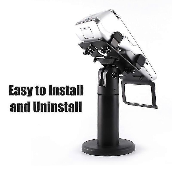 Universal Swivel Låsbar POS-Terminal Metallstativ för Verifone System Pax A920 - Stöldskyddande Kreditkortsmaskinhållare