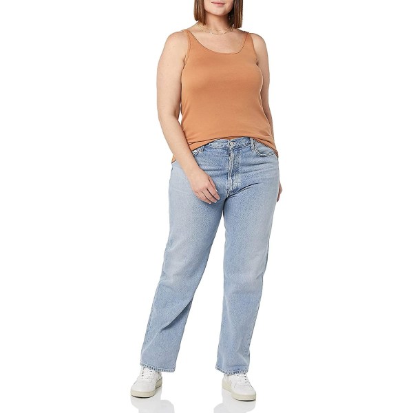 Dame Slim-fit Tynd Stroptop, Pakke med 2 Style 9 XS