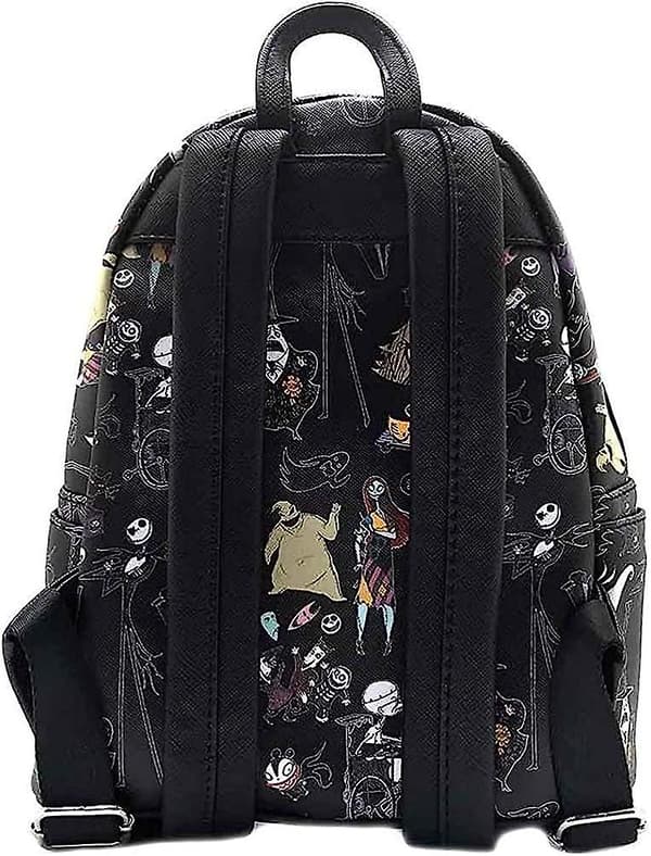 Loungefly X Nightmare Before Christmas Damväskor Allover-print Karaktär Mini Ryggsäck