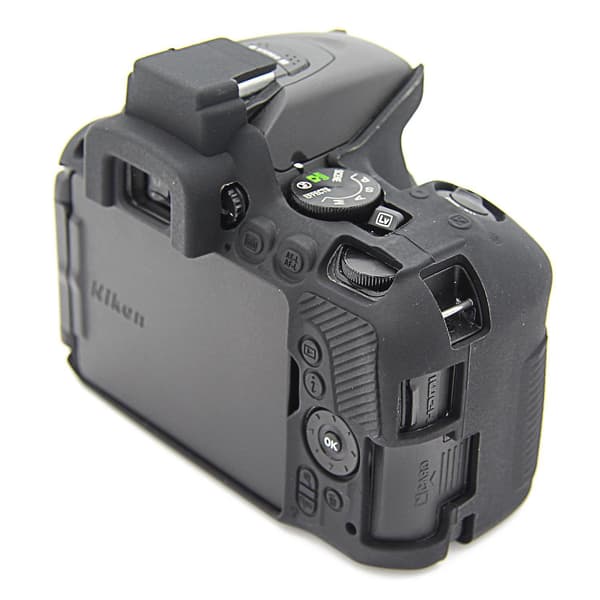 Mjukt silikonfodral för Nikon D5500 D5600 Black