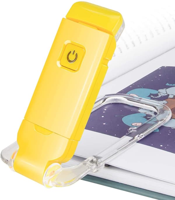 Amber Bok Leselys, LED Clip-On Boklamper, Leselys