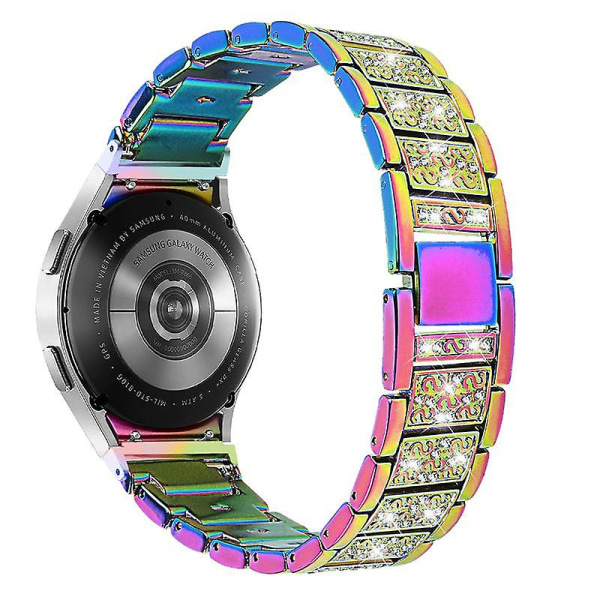 Ersättningsarmband i rostfritt stål för Samsung Galaxy Watch4 Active 40/44mm /Classic 42/46mm Multi-color