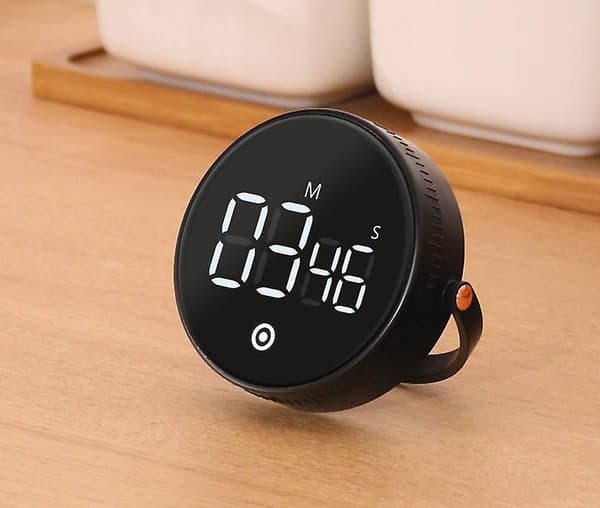 Digital Kök Timer, Magnetisk Vridtimer, Kök Timer Med Stor LED-Display Timer, Justerbar Volym, Lämplig För Matlagning, Lärande, Sport An