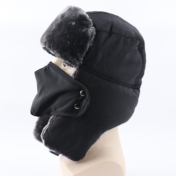 Unisex Lasten Nuorten Trapper-hattu Lämmin Talvihattu Korvaläpät Bomber-hatut Tekoturkis