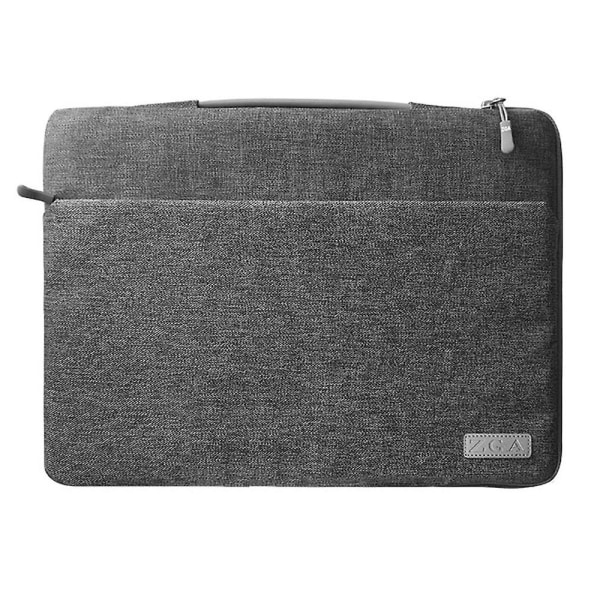 16" case för bärbar dator, mjuk foderväska för bärbar dator med handtagsrem Grey