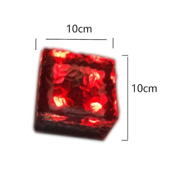 Solcellelamper - Solcelle Isterning Lamper Landskab Sti Vandtæt Lampe Til Udendørs Have Gårdhave Xixi red