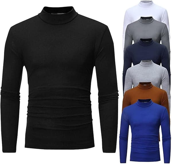 Pologenser Herre Langermet Termisk Undertrøye Slim Fit Base Layer Skjorte