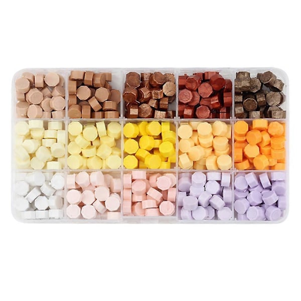 Voksseglperler, voksforseglingsperler for brevforsegling, voksseglperlesett for voksstempelforsegling Style 3