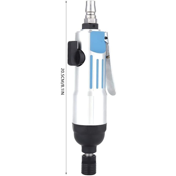 Pneumatisk skruvdragare, 1/4\" Luftdriven skruvdragare Rak Pneumatisk Luftdriven Skruvdragare Vändbar Typ Industriell Skruvdragare, 9000rpm Pneumatisk Luft