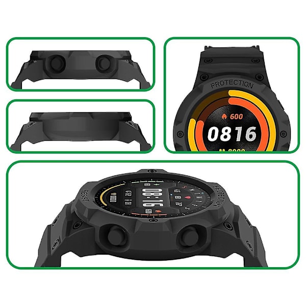 Kellon ranneke ja suojakotelo 2-in-1 Xiaomi Mi Watch Color Sports -kellolle, vaihdettava ranneke soljella