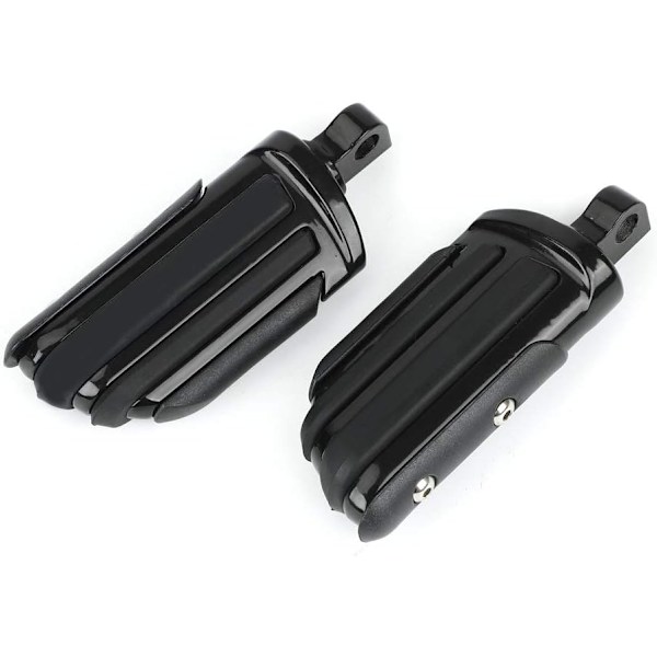 Motorsykkel Highway Fotpinner Pedaler Fotstøtte Aluminium Gummi Bakre Passasjer Fotbrett For De Fleste Harley
