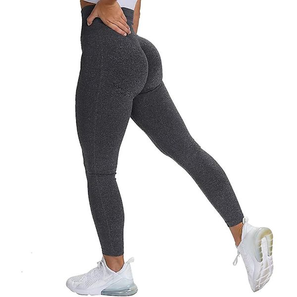 Kvinnors högmidjade leggings sömlösa löpning gym träning sport yoga leggings