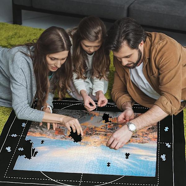 Puzzlematte Rull Opp For Oppbevaring Av Puslespill Puslespillsparer Puslespillholder For 500 1000 1500 2000 Brikker For Barn Og Voksne
