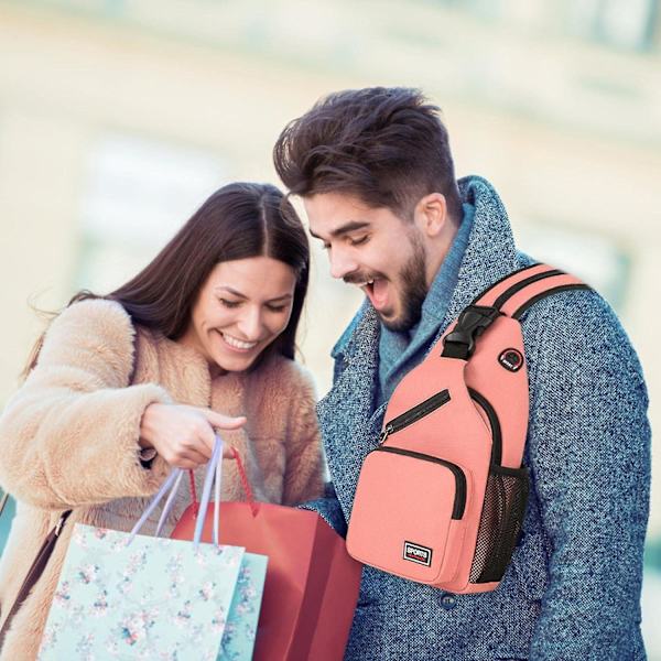 Generisk crossbody-slingryggsäck | Vandringsryggsäck för män - Sling crossbody-axelväska för män och kvinnor Dagryggsäck för vandring, cykling, resor,p