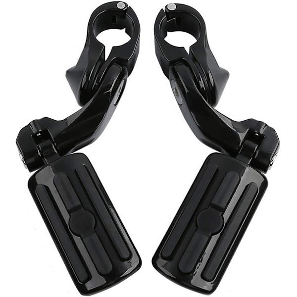 1.25\" 32 mm Kort Vinklet 360° Justerbar Highway Motorsykkel Fotpinner Motorcross Fotstøtte Feste For Harley Davidson