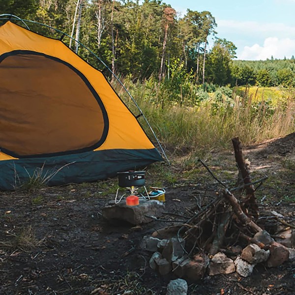 Automatisk hopfällbart utomhusköksredskap i legering, minikamin för ultralätt camping