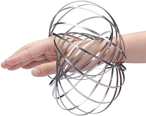 Energi DE Kinetic Educational Spring Toy - Multi Sensorisk Interaktiv 3D-formad Flow Ring