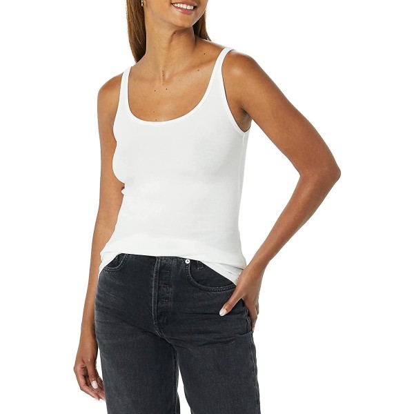 Dame Slim-fit Tynd Stroptop, Pakke med 2 Style 11 M
