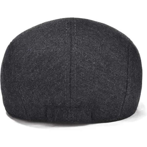 Herrhatt i bomull, platt Ivy Gatsby Newsboy Driving Hat Cap Grey