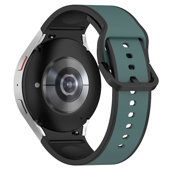 20 mm sportklockarmband för Galaxy Watch4/5/6 40 mm 44 mm/Watch6 Classic 43 mm 47 mm/Watch 5 Pro 45 mm Olive Green Black