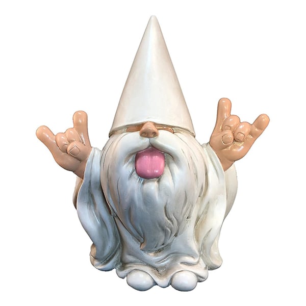 Bästa rabatt hantverk harts tomte staty dekor rolig trädgård bajs prydnader gård