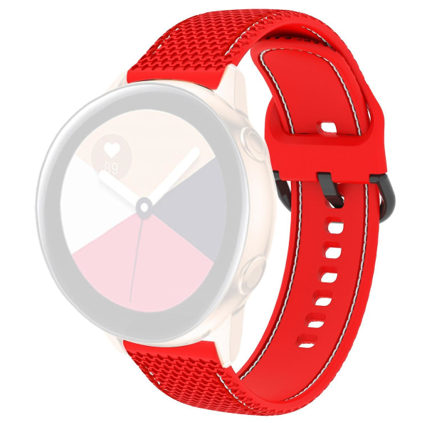 Sylinje Silikon Byt handledsrem för Samsung Galaxy Watch 5 40mm/44mm / Watch 5 Pro 45mm Red