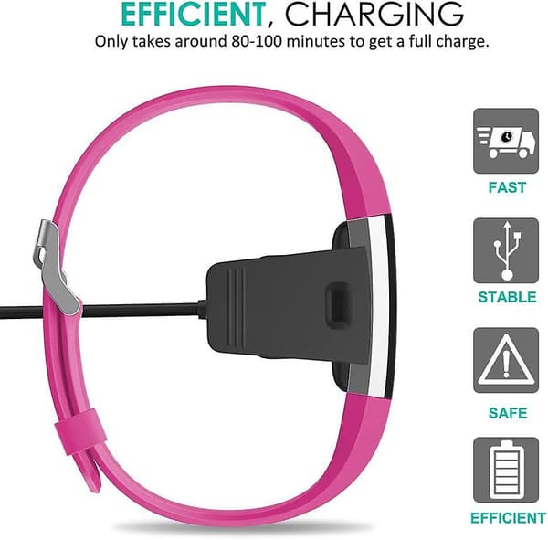 Oplader USB-ladekabel til Fitbit Charge 2 Trådløs Aktivitet - 55cm