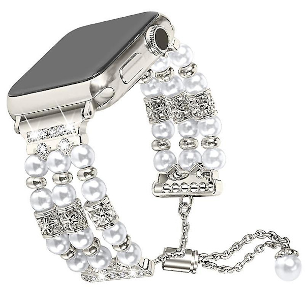 20mm Säädettävä Metallinen Joustava Korukello Ranneke Samsung Galaxy Watch3 41mm/Watch 5 40mm/44mm Starlight