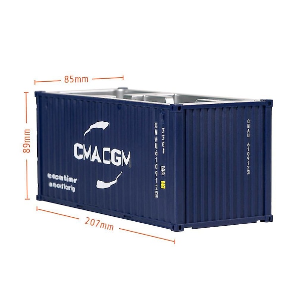 20ft Mini Shipping Container Modell Leksaker Last Container Maritimo Diecast Container Fartyg Box Pennhållare Kontorsgåvor Anpassad Logotyp APL 30 Pen holder