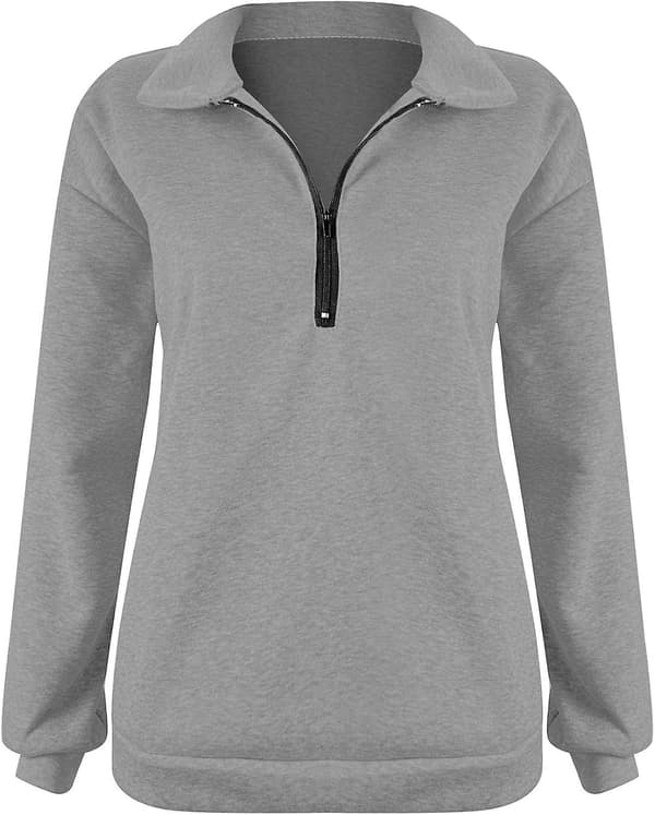 Trendig drottning damtröja m0 grey Large