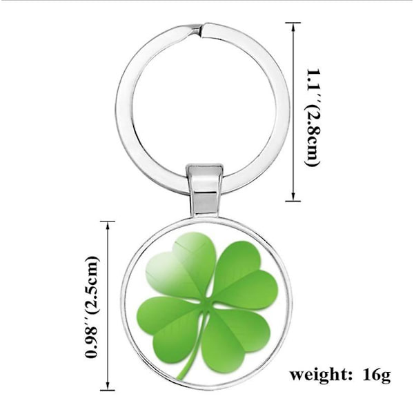 Kløver Tin Nøglering 9 Farver$nøglering Gave Til Mor Gaver Til Kone Gaver Nøglering Søde Familiesmykker Gaver Til Fødselsdagsgaver, piger$nøglering Nøgl Four leaf clover