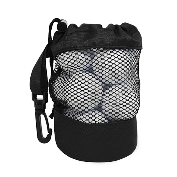 16x14cm golfball spesiell nettingpose oppbevaringspose nylon nettingpose enkeltsidig trekk tau nettingstoffpose