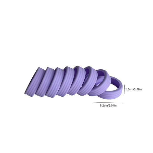 8 Pakk Koffert Hjulbeskyttelse Håndbagasje Hjulbeskyttelse For De Fleste Koffertsett Med 8 Spinnerhjul Purple
