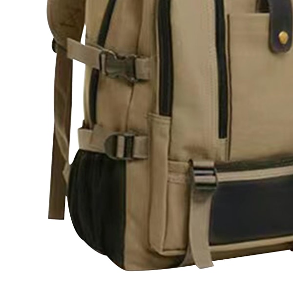Stor Rejse Rygsæk, Håndbagage Rygsæk, Vandrerygsæk Vandtæt Udendørs Sports Rygsæk Casual Rygsæk Dark khaki