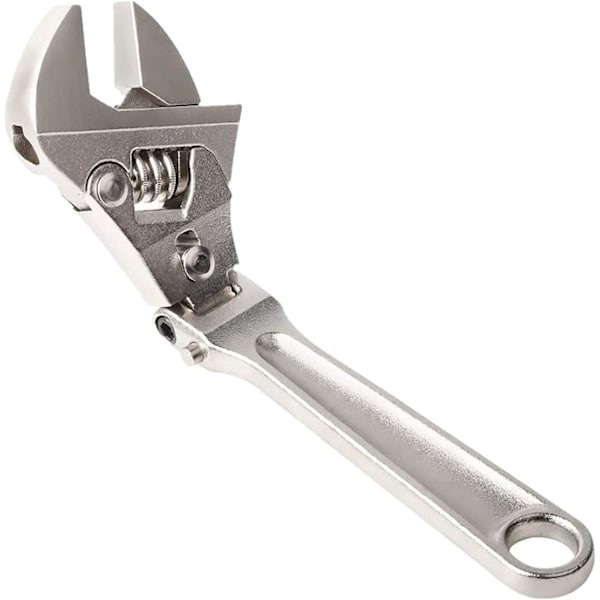 Flexhead Justerbar Skiftenøkkel 8\", Flex Skralle-nøkkel med 180 Graders Roterende Hode