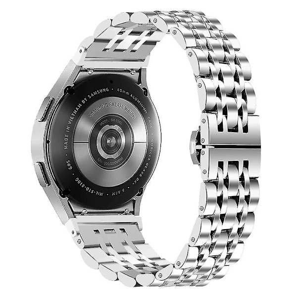 7 Pärlor Rostfritt Stål Rem För Samsung Galaxy Watch4 Active 40mm/44mm/Watch4 Classic 42mm/46mm
