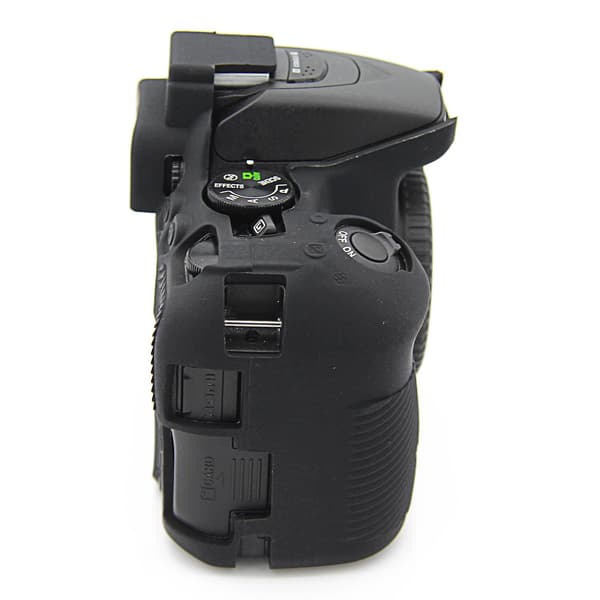 Mjukt silikonfodral för Nikon D5500 D5600 Black