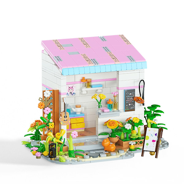 Microparticle Toys Mikropartikkel Montering DIY Leke Byggeklosser 2033-2037 Gateutsikt Serie B