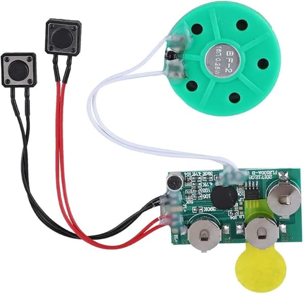 4 Minutter (240s) Opptakbart Gratulasjonskort Stemmemodul Chip Musikalsk Lyd Tale Chip Lydopptaker