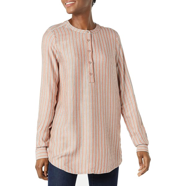 Kvinnors långärmade vävda blus Style 6 XS